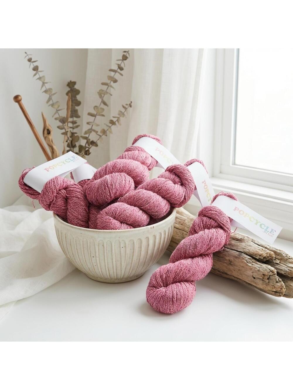 HiKoo Popcycle - wool free bamboo recycled plastic blend yarn